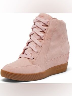 Sorel Women's Out N About II Wedge Boots in Blush Pink Gum size 7.5